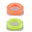 2pcs Fishing Rod Guides Fixing Line Eye Rings Wrapping Thread Orange,Yellow