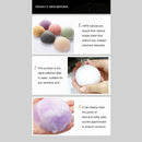 Fulljion Natural Konjac Cosmetic Puff Facial Sponge Face Cleanse Washing Fa M9D4