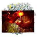 DIY Paper Puzzle Toys Early Education Magic Cat Jigsaw Home Painting Decor