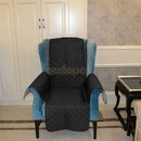 Sofa Cover / Antimacassar 1 Seater Pet Furniture Couch Mat Dog Cat BLACK