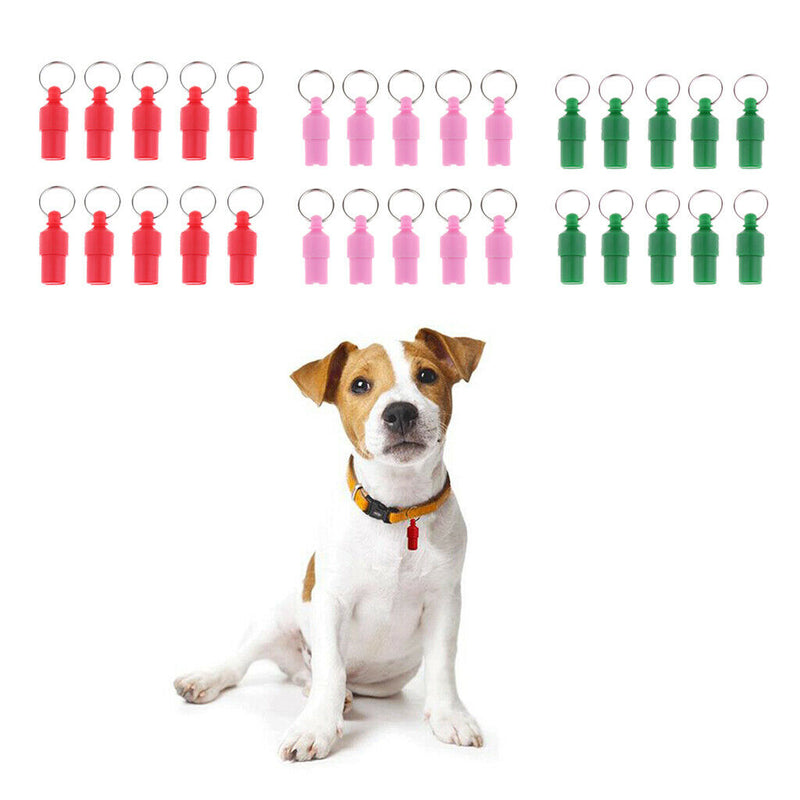 30Pcs Pet ID Tag Dog And Cat Personalized Pet Tag Dog Cat ID Address Collar