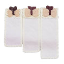3Pcs Cloth Tv Remote Control Air Conditioning Remote Control Dust Jacket Du W2D3