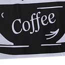 Coffee cup small decorative wall stickers(black)22*23cm C3V2