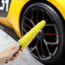 Car Sponge Handle Wheel Rim Tire Washing Cleaning Scrub Brush H7K8