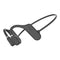 Bluetooth Bone Conduction Headphone Handsfree Wireless Headset (Black) A#S