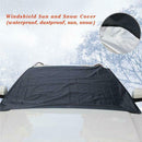 Black Car Sunshade Large Block Shield Windshield Cover Fornt Rear SnowIce Shield
