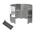 10 PCS Plates Outdoor Foldable Camping Cooking Cooker Gas Stove Wind Shield hft