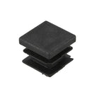 24 Pieces 16 * 16mm Plastic Striated Tube Plugs Insertion Black