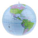 38cm Inflatable Globe World Earth Ocean Map Ball Geography Learning Beach Ball