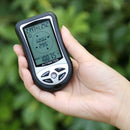 Handheld Compass Altimeter Barometer Thermometer Weather Forecast Time A