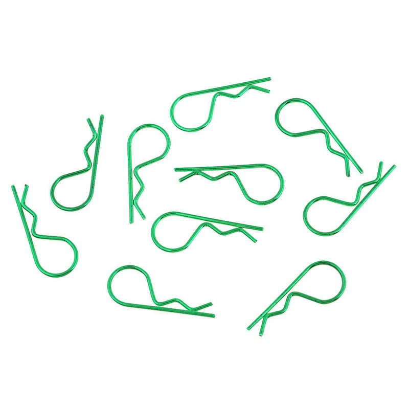 20pcs/set RC Car R-Pins fit 1/10 1/12 1/16 1/18 RC Car Truggy Accessory Green