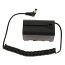 Dummy Battery DC Coupler For Sony NP-F750, NP-F970, NP-F550, Camcorder and LED