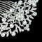 Bridal Wedding Flower Diamante Crystal Rhinestone Women Hair Comb Headpiece