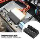 90 Degree Desktop Motherboard ATX 24Pin Female to 24Pin Male Power Adapter A