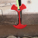 4pcs Camp Tent Peg Stakes Ultralight Heavy Duty Aluminum Alloy Nails Outdoor Hot