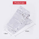 Nail Tips Clip Transparent Finger Poly Quick Building Gel Extension Nails A G9S8