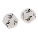 Let Your Roll Decide~D12 Foreplay Dice Game~2 Pieces~Glow in the Dark