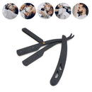 Men Shaving Barber Tools Hair Black Folding Shaving Barber Tools
