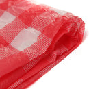 Red Gingham Plastic Disposable Wipe Check Tablecloth Party Outdoor Picnic lj