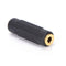 mini 3.5mm female to female F/F jack stereo audio adapter converter connector JR