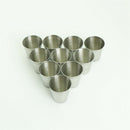 10Pcs 30ml Portable Stainless Steel Wine Drinking Shot Glasses Barware Cup ï¼W