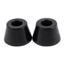2Pcs 50mm x 30mm Conical Recessed Rubber Feet Bumpers Pad Washer Black E3F8