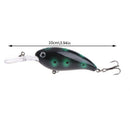 Fishing Bait 10cm14g Artificial Lure Rock Tongue Hook Crankbait Spinner Hard New