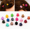 10X Small Plastic Flower Hair Clips Hairpin For Kids Girls Clamps Claws New B2R2