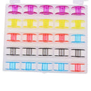 1pc Plastic 25 Single Bobbin Sewing Machine Spools w/ Thread Storage Case A