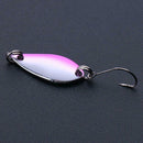 5pcs 2.5g/5cm Colorful Metal Hard Spoon Sequin Fishing Lures Copper Baits