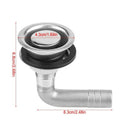 Marine Boat Fuel Tank Vent 5/8 inch Hose 90 Degree Fuel Vent 316 Stainless