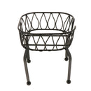 Iron Metal Drinks Dispenser Stand, Fits Dispensers Holder Basket Black 4L