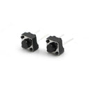 20pcs 2 pins Middle Feet 6*6*5mm Switch Tactile Push Button Switches ME