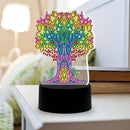 Special Shaped Diamond Painting Light DIY Colorful Tree Embroidery LED Lamp