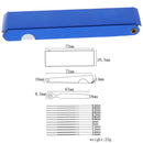 Guitar Nut Bridge File Set Luthiers Tool Box for Guitar Mandolin Bass StringSA3C