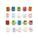 200pcs Mixed Kids DIY Necklace Bracelets Hair Accessory Making Letter Beads