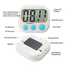 Kitchen Timer 3 Pack Small Digital Electronic Loud Alarm, Magnetic Backing, Q8O5