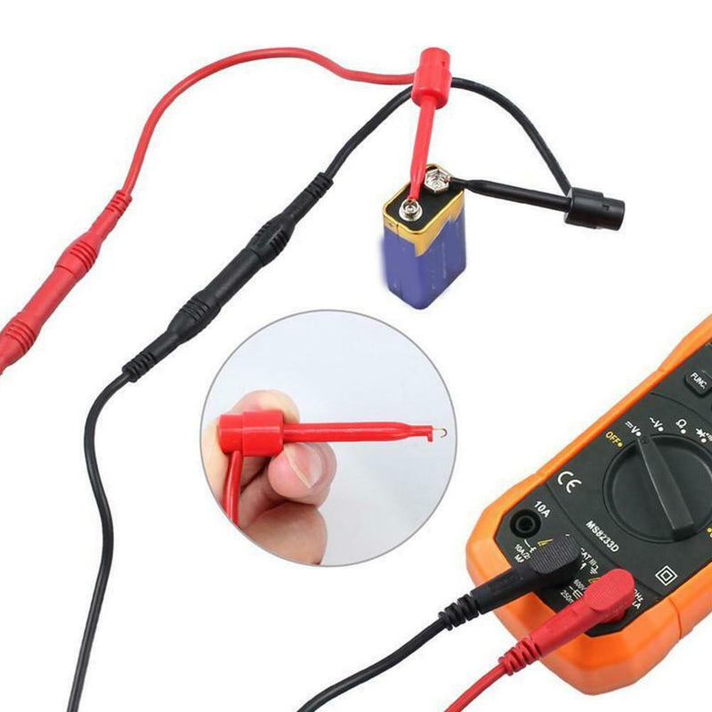 Multimeter Test Clip Lead Kit Heavy Duty Banana Tester Probe