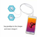 Portable Mini Pulse Body Massager Mobile Phone Control Body Electrode Pad