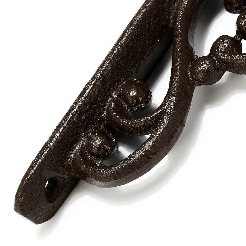 Cast Iron Hanger Wrought Iron Garden Hook Flower Pots Basket Wall Hanger Br L7B4