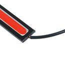 2Pcs Red super bright cob car waterproof 12v led light drl fog driving l ME
