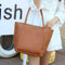 4pcs/set Shoulder Handbags Leather Women Crossbody Clutch Card Bags (Brown)