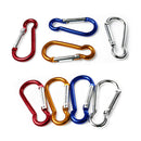 4Pcs 6cm Colorful Carabiner Camp Snap Clip Hook Key Chain Hiking Key Chain