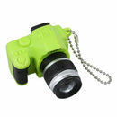 Mini Digital SLR Camera Style LED Flash Light Lock Sound Key Ring (Random C Q9R8