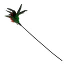 1Pcs Pet Soft Colorful Feather Bell Rod Cat Kitten Playing InteractiveSEAU