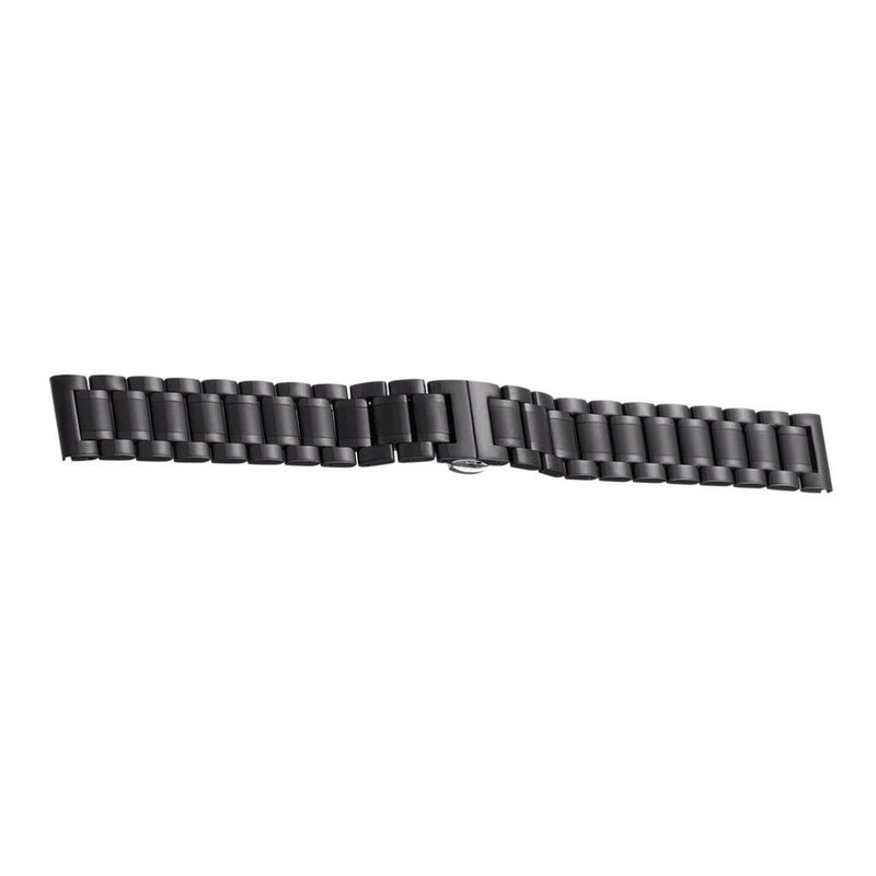 Stainless Steel Wristband & Butterfly Closure for HUAWEI Watch Black
