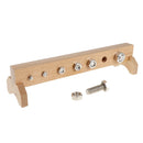 Wooden Montessori Practical Material Metal Bolts And Nuts With Wood Stand