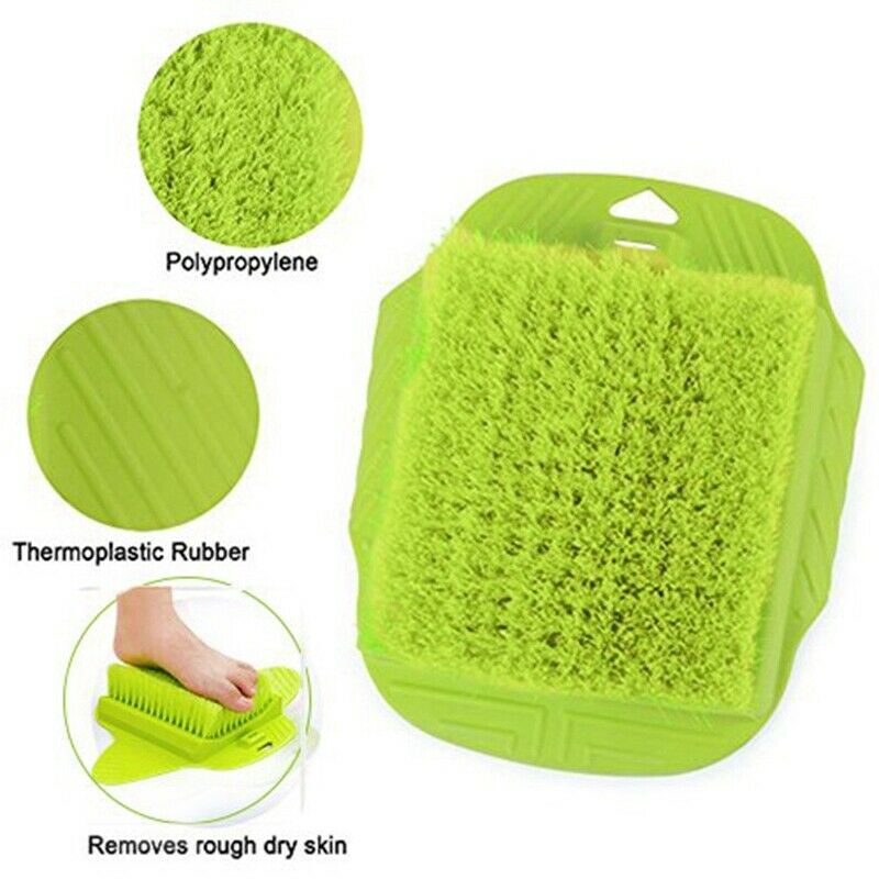 Foot Scrubber Brush Feet Massager Spa Cleaner With Non-Slip Suction Cups,Ca X4B5