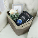 Storage Bins,Collapsible Fabric Storage Basket with Dual Handles, Foldable  O1L2