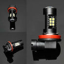 2Pcs Led HB3 9005 Fog Light Bulb 1200lm 6000K White Car Daytime Running Lam X9Z2